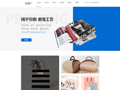 专业印刷生产厂家公司网站建设制作